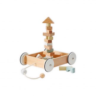 kids concept houten blokkenwagen neo
